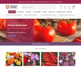 Thompson-Morgan.com(Buy Plants) Screenshot