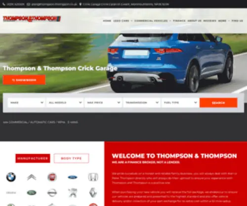 Thompson-Thompson.co.uk(Used Cars Gwent) Screenshot