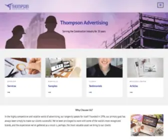 Thompsonadvertisinginc.com(Thompson Advertising Marketing Services) Screenshot