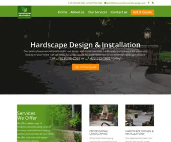 Thompsonbroslandscaping.com(Thompson Brothers Landscaping) Screenshot