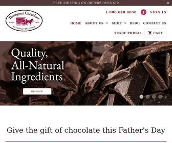 Thompsonchocolate.com(Thompson Chocolate) Screenshot