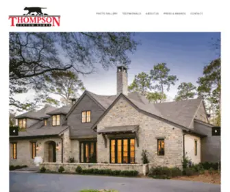 Thompsoncustomhomes.com(Thompson Custom Homes) Screenshot