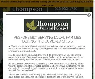 Thompsonfuneralchapel.com(Phoenix, AZ) Screenshot