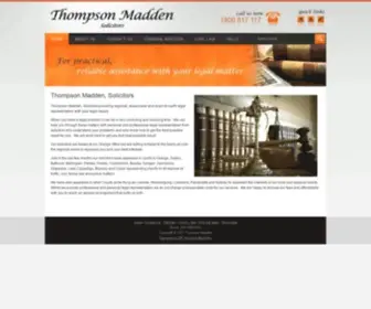 Thompsonmadden.com.au(Bathurst and Dubbo Solicitors Lawyers and Legal Services) Screenshot