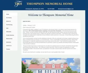 Thompsonmemorial.net(Thompson Memorial Home) Screenshot