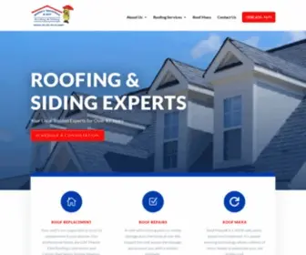 Thompsonroofing.net(NJ Residential Roofing Contractor) Screenshot