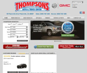 Thompsonsbuickgmc.com(Thompsons) Screenshot