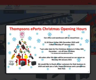 Thompsonseparts.co.uk(Tipper Parts) Screenshot