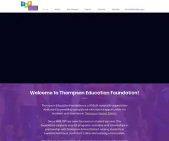 Thompsontef.org(Home) Screenshot