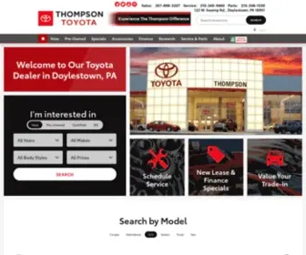 Thompsontoyota.net Screenshot