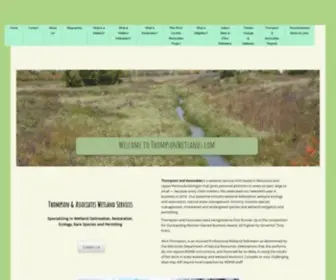 Thompsonwetlands.com(Thompson and Associates) Screenshot