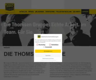 Thomsengruppe.de(Thomsen Gruppe) Screenshot