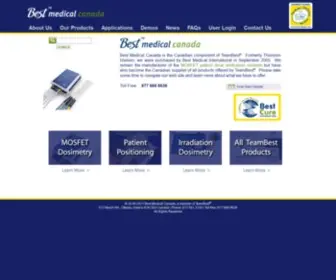 Thomson-Elec.com(Best Medical Canada) Screenshot