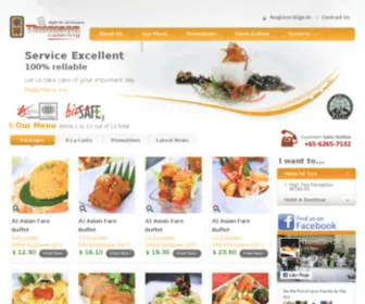 Thomsoncatering.com.sg(Premium Buffet Caterer in Singapore (Halal Certified)) Screenshot