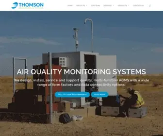 Thomsongroup.com.au(Air Quality & Environmental Process Monitoring) Screenshot