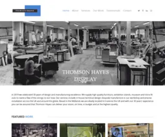 Thomsonhayes.com(30 years of Design and Manufacturing Excellence) Screenshot