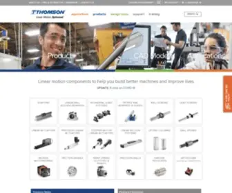 Thomsonlinear.com(Linear Motion Optimized) Screenshot