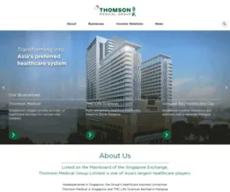 Thomsonmedicalgroup.com(Thomson Medical Group) Screenshot