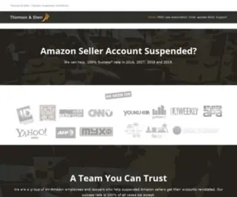 Thomsonstein.com(Amazon Suspension Consultants) Screenshot