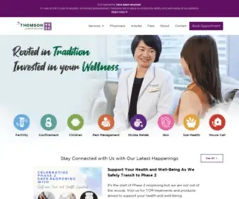 Thomsontcm.sg(TCM Fertility Clinic Singapore) Screenshot