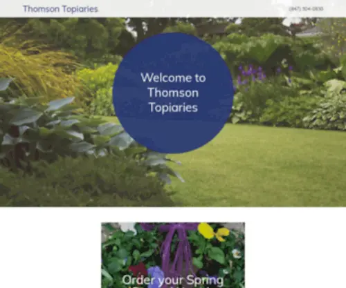 Thomsontopiaries.com(Thomson Topiaries) Screenshot