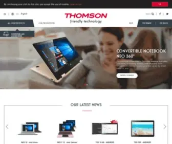 Thomsontv.eu(Découvrez les dernières innovations Thomson) Screenshot