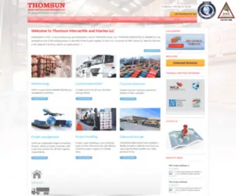 Thomsunlogistics.com(Thomsun Mercantile and Marine LLC) Screenshot