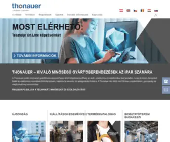 Thonauer.hu(THONAUER GmbH) Screenshot