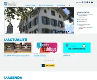 Thonex.ch(Mairie de Th) Screenshot