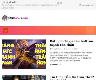 Thongtingame.com(Cổng thông tin game trực tuyến mới nhất) Screenshot