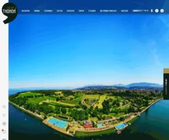 Thononlesbains.com(Lac léman) Screenshot