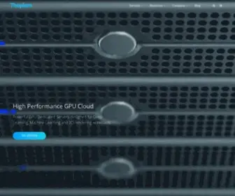 Thoplam.com(GPU Servers Rental) Screenshot