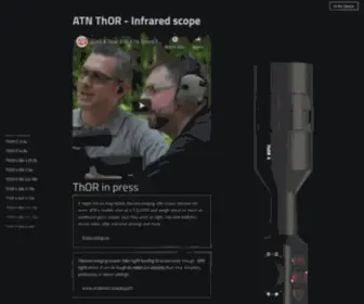 Thor-Scope.com(Thermal Imaging Scope ATN ThOR) Screenshot