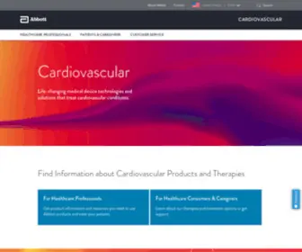 Thoratec.com(Life-Changing Cardiac and Vascular Technology) Screenshot