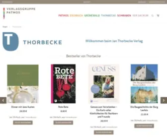 Thorbecke.de(Shop des Jan Thorbecke Verlags) Screenshot
