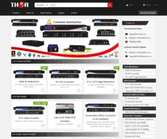 Thorbroadcast.com(HD video over coax and IP) Screenshot