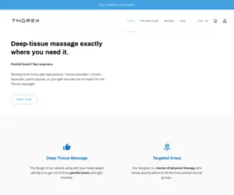 Thorexback.com(Thorex massager) Screenshot