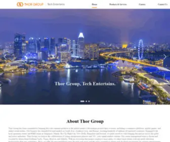 Thorgroup.sg(ARIES NETWORK LIMITED) Screenshot