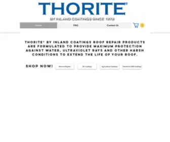 Thorite.com(Thorite premium rubber roof coatings) Screenshot