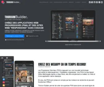 Thoriumbuilder.fr(Progressive Web Apps Builder (PWA Builder)) Screenshot