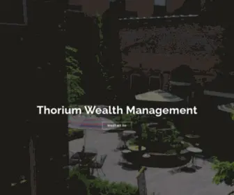 Thoriumwealth.com(Personal Service) Screenshot