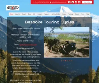 Thorncycles.co.uk(Bespoke Thorn Touring Bicycles and Tandems) Screenshot