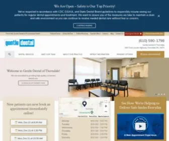 Thorndaledentist.com(Gentle Dental of Thorndale) Screenshot