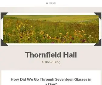 Thornfieldhall.blog(A Book Blog) Screenshot