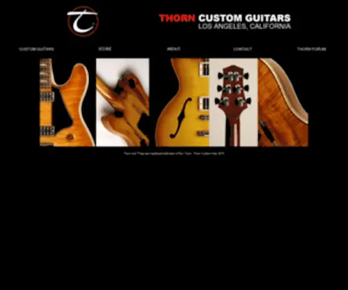 Thornguitars.com(Thorn Custom Guitars & Inlay) Screenshot