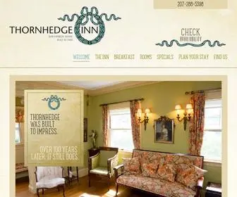 Thornhedgeinn.com(Thornhedge Inn) Screenshot