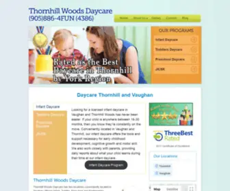 Thornhillwoodsdaycare.com(Thornhill Woods Daycare) Screenshot