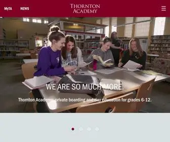 Thorntonacademy.org(Thornton Academy) Screenshot