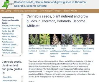 Thorntoncannabis.cf(Cannabis seeds) Screenshot