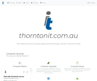 Thorntonit.com.au(The Complete Solution for Computers) Screenshot